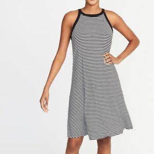 Old Navy High Neck Sleeveless Jersey Swing Dress